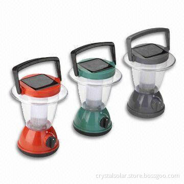Solar Lantern Portable, Made of ABS Resin Thermoplastic, No Batteries Required